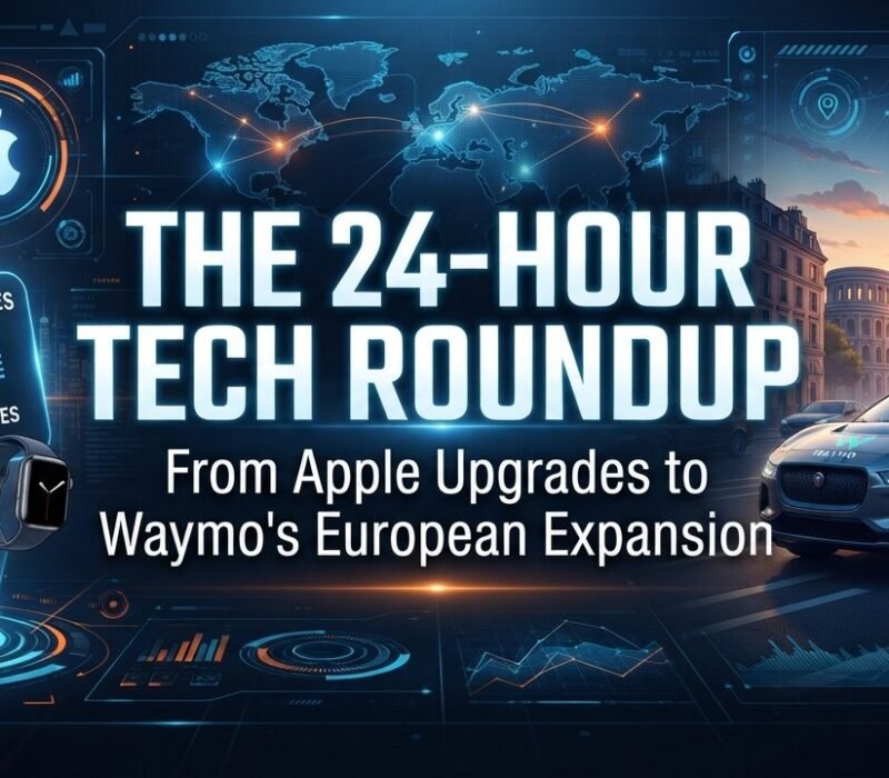 The 24-Hour Tech Roundup From Apple Upgrades to Waymo’s European Expansion